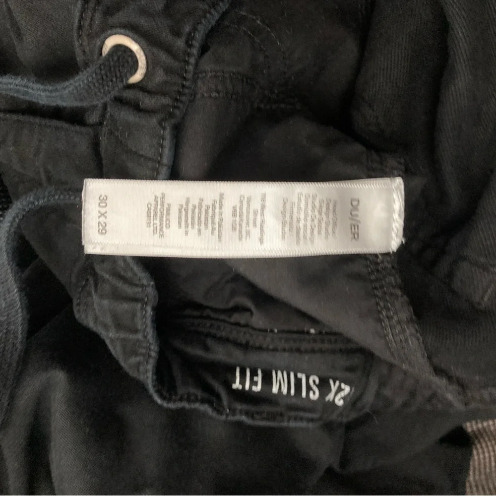 DU/ER Pants Jogger Mens 30x29 Black N2X Slim Fit Chino Casual Performance